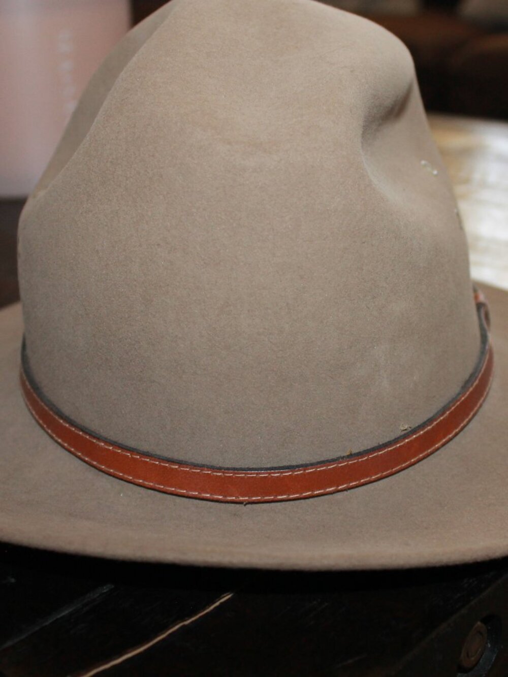 Vintage Dobbs Safari Fedora Hat